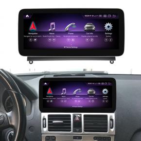 Android Car Radio Carplay Stereo For Mercedes Benz C Class W204 2008 - 2010 Car DVD Audio Player