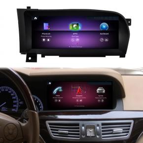 10.25 Inch Screen Android 11.0 Car Radio Carplay DSP Car Video For Mercedes Benz S Class W221 2006-2013 Car DVD Player